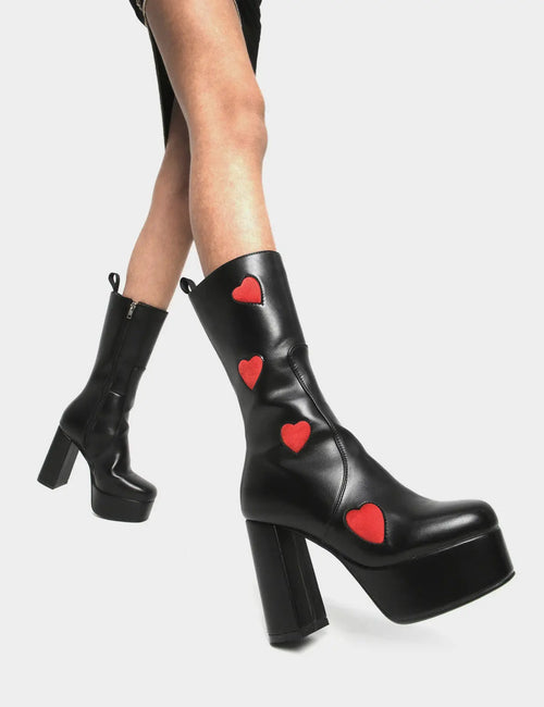 Lamoda Game Of Love Platform Calf Boots