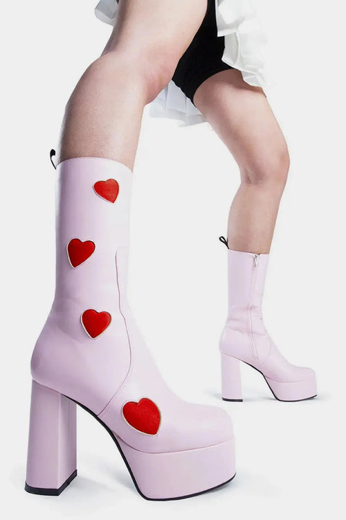 Lamoda Game Of Love Platform Calf Boots