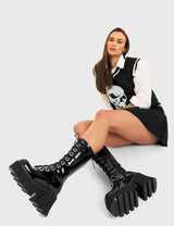 Lamoda Get Paid Chunky Platform Calf Boots, view 2
