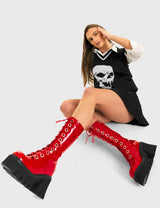 Lamoda Get Paid Chunky Platform Calf Boots, view 2