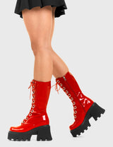 Lamoda Get Paid Chunky Platform Calf Boots, view 3