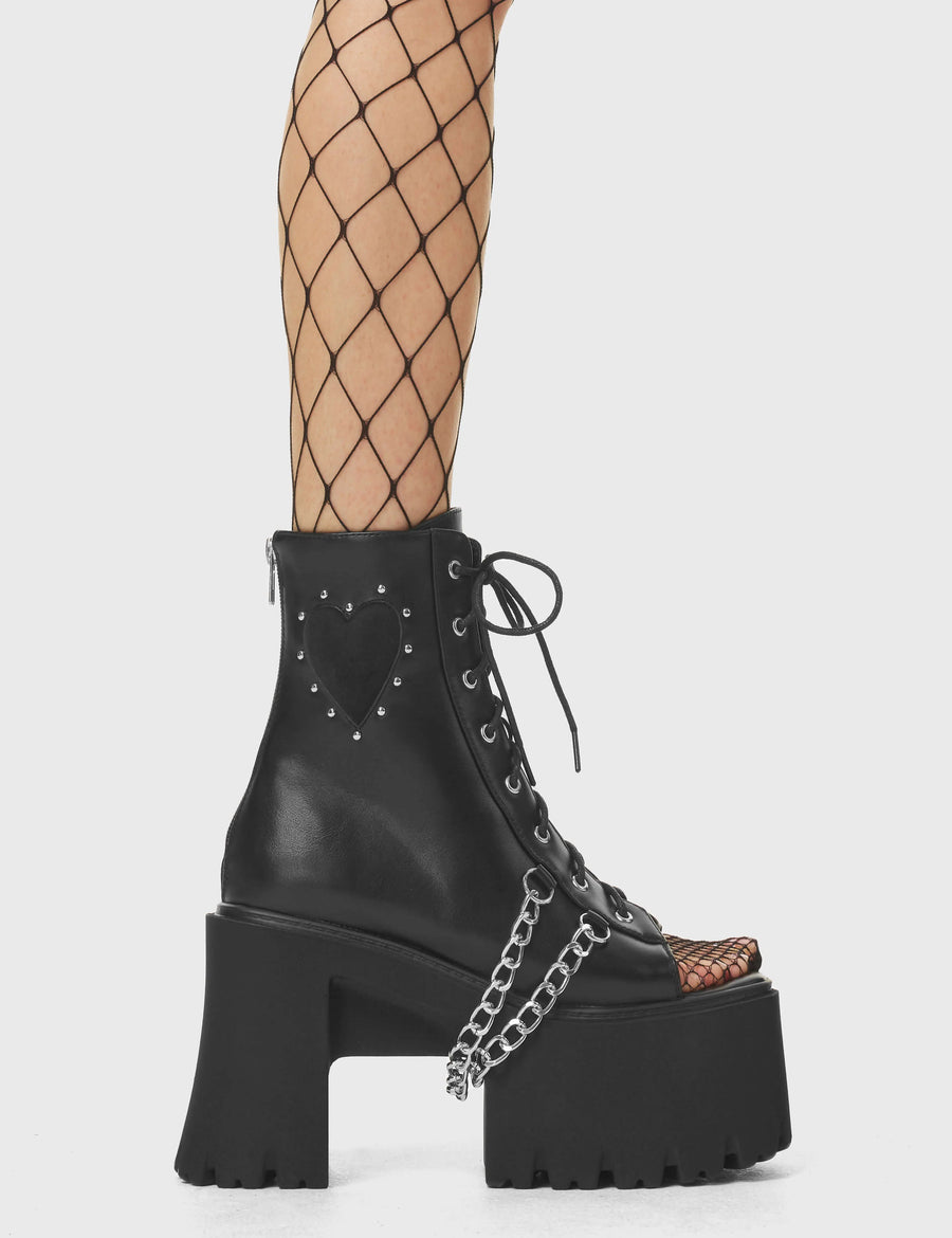 Lamoda Get To It Chunky Platform Ankle Boots