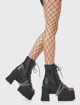 Lamoda Get To It Chunky Platform Ankle Boots, view 4