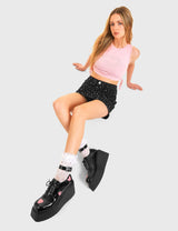 Lamoda Good Day Chunky Platform Creeper Shoes, view 2