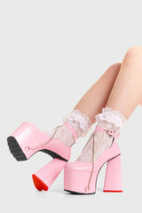 Lamoda Goodbye Forever Platform Heels, view 2