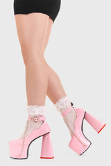 Lamoda Goodbye Forever Platform Heels, view 4