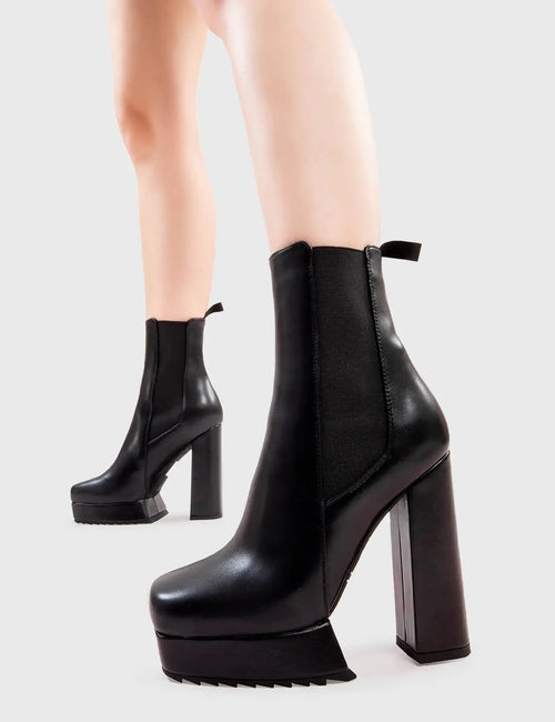 Lamoda Hackers Platform Ankle Boots