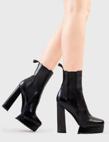Lamoda Hackers Platform Ankle Boots, view 3
