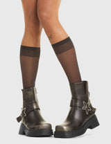 Lamoda Hawk Platform Ankle Boots, view 2