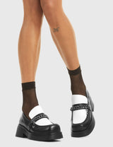 Lamoda Head Spin Platform Loafer Shoes, view 2