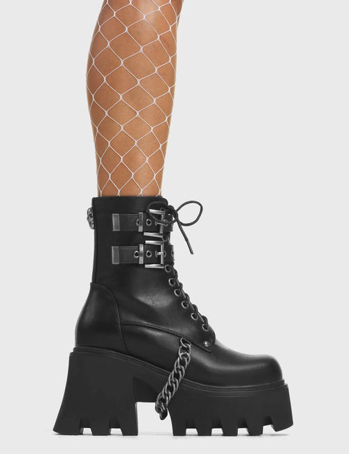 Lamoda Hostages Chunky Platform Ankle Boots