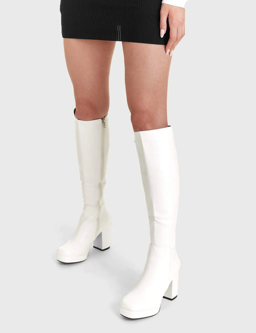 Lamoda Humble Platform Knee High Boots