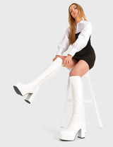 Lamoda Humble Platform Knee High Boots, view 2