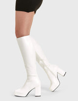 Lamoda Humble Platform Knee High Boots, view 3
