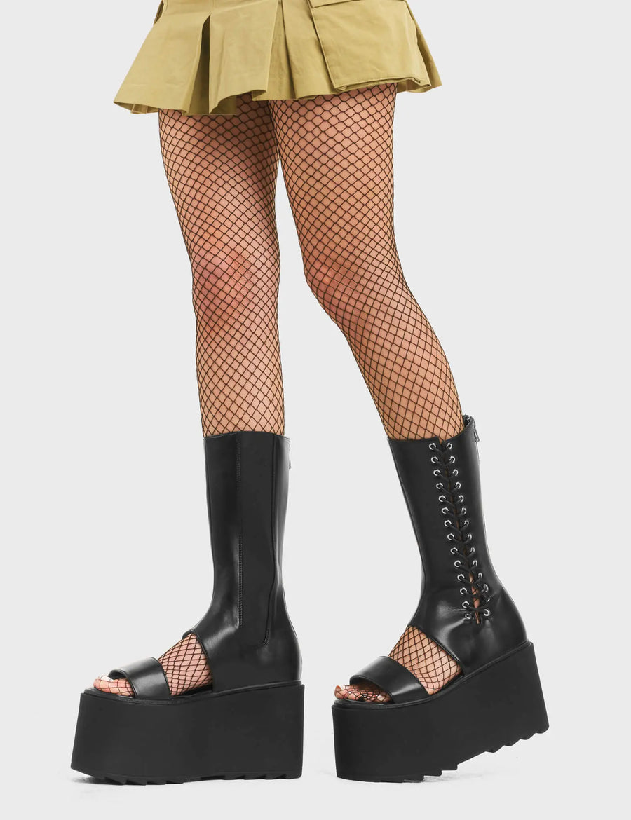 Lamoda Hurricane Chunky Platform Ankle Boots