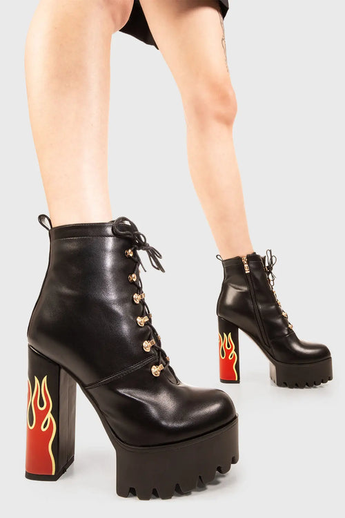 Lamoda Hustler Platform Ankle Boots