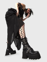 Lamoda Hysteria Chunky Platform Ankle Boots, view 4
