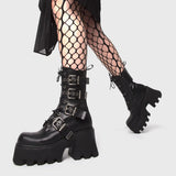Lamoda Hysteria Chunky Platform Ankle Boots, view 6