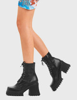 Lamoda In Opposition Chunky Platform Ankle Boots, view 3