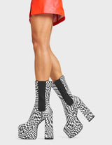 Lamoda Scorpio Platform Ankle Boots, view 5