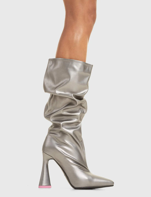 Lamoda Its Giving Platform Calf Boots