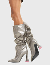 Lamoda Its Giving Platform Calf Boots, view 2