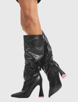 Lamoda Its Giving Platform Calf Boots, view 2