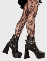 Lamoda Jailhouse Rock Platform Ankle Boots, view 3