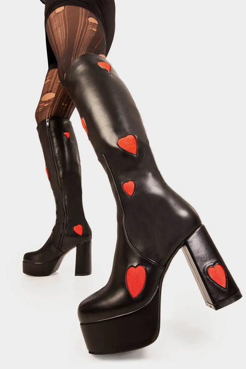 Lamoda Jam Tarts Platform Knee High Boots