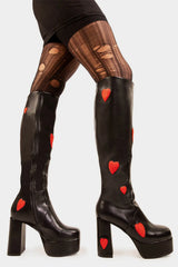 Lamoda Jam Tarts Platform Knee High Boots, view 3