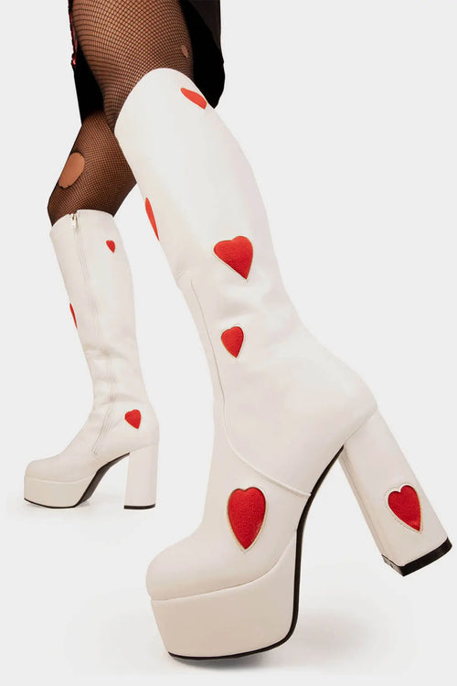 Lamoda Jam Tarts Platform Knee High Boots