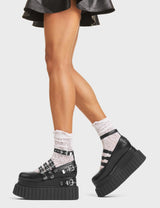 Lamoda Daydreaming Chunky Platform Creeper Shoes, view 4