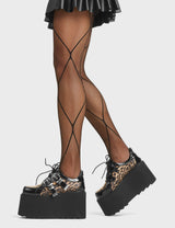 Lamoda Kitty Chunky Platform Sneakers, view 4