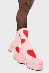 Lamoda Letter To My Lover Platform Ankle Boots, view 3