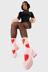 Lamoda Letter To My Lover Platform Ankle Boots, view 5