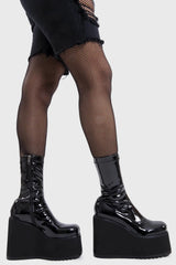 Lamoda Lights Out Chunky Platform Ankle Boots, view 3