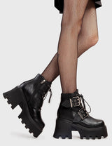 Lamoda Look Out Chunky Platform Ankle Boots, view 3