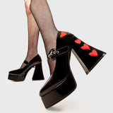 Lamoda Love Sick Platform Heels, view 4