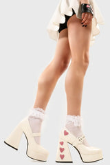 Lamoda Love Sick Platform Heels, view 4