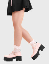 Lamoda Love Story Chunky Mary Jane Shoes, view 3