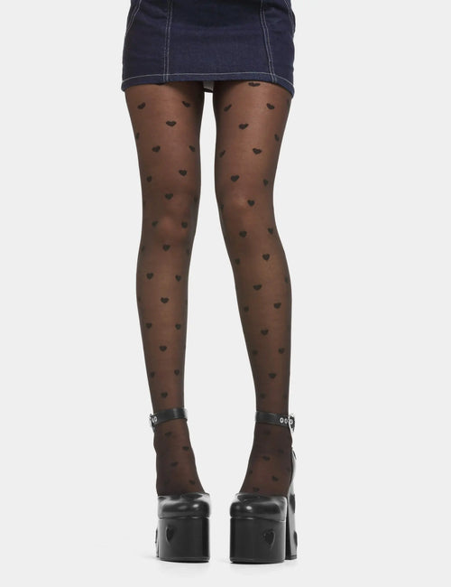 Lamoda Love Story Sheer Tights