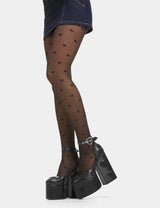 Lamoda Love Story Sheer Tights, view 3