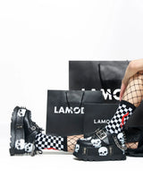 Lamoda Maniac Chunky Platform Wedge Shoes, view 3