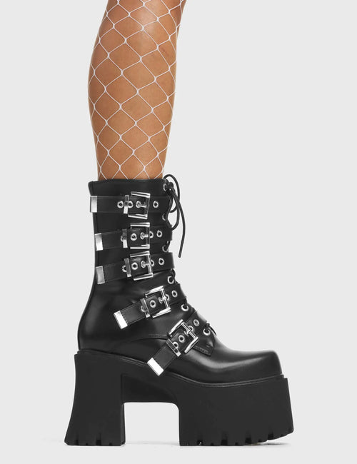 Lamoda Me Likey Chunky Platform Ankle Boots