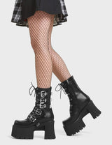 Lamoda Me Likey Chunky Platform Ankle Boots, view 4