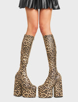 Lamoda Messenger Platform Knee High Boots, view 2