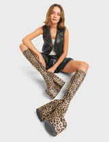 Lamoda Messenger Platform Knee High Boots, view 3