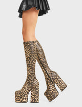 Lamoda Messenger Platform Knee High Boots, view 4