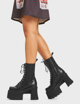 Lamoda Mislead Me Chunky Platform Ankle Boots, view 4