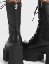 Lamoda Need You Chunky Platform Calf Boots, view 5